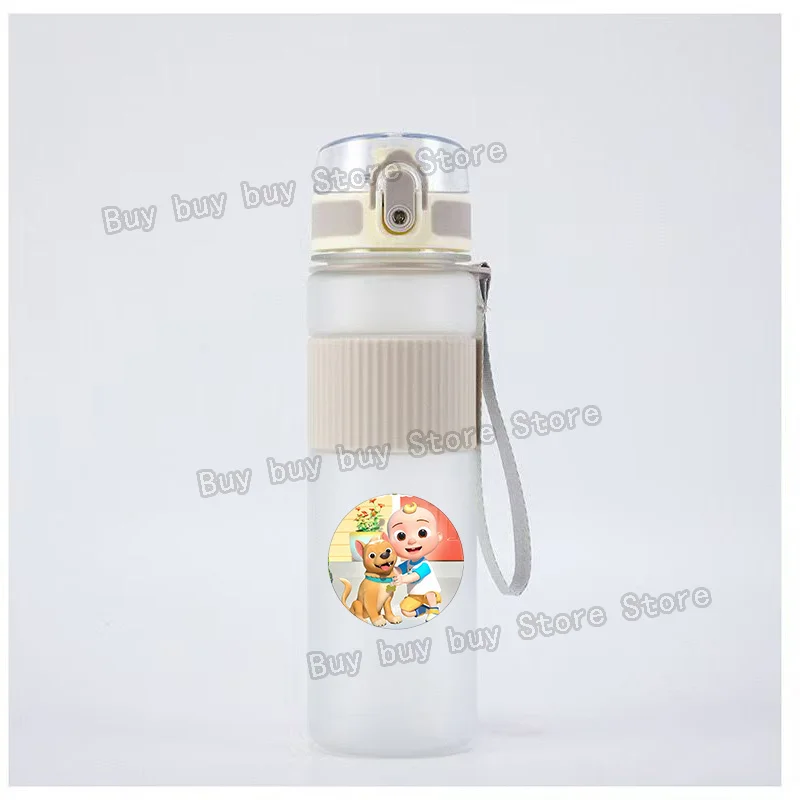 Cocomelons الأطفال كوب ماء 550 مللي الكرتون شرب زجاجة الأولاد الرياضة مانعة للتسرب أكواب بلاستيكية محمولة الاطفال هدايا عيد ميلاد لطيف #4