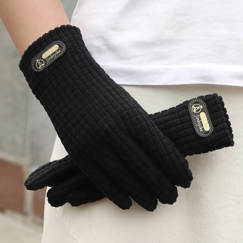 Guantes de ciclismo cálidos para hombres y mujeres, a prueba de viento y frío, para parejas, montar en bicicleta y conducir para llevar, todo tipo