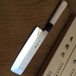 Usuba Knife Single-Edge Blade Slicing Nakiri Chef Cleaver Sashimi Professional Kitchen Knife For Cutting Fish Meat Cooking Tools