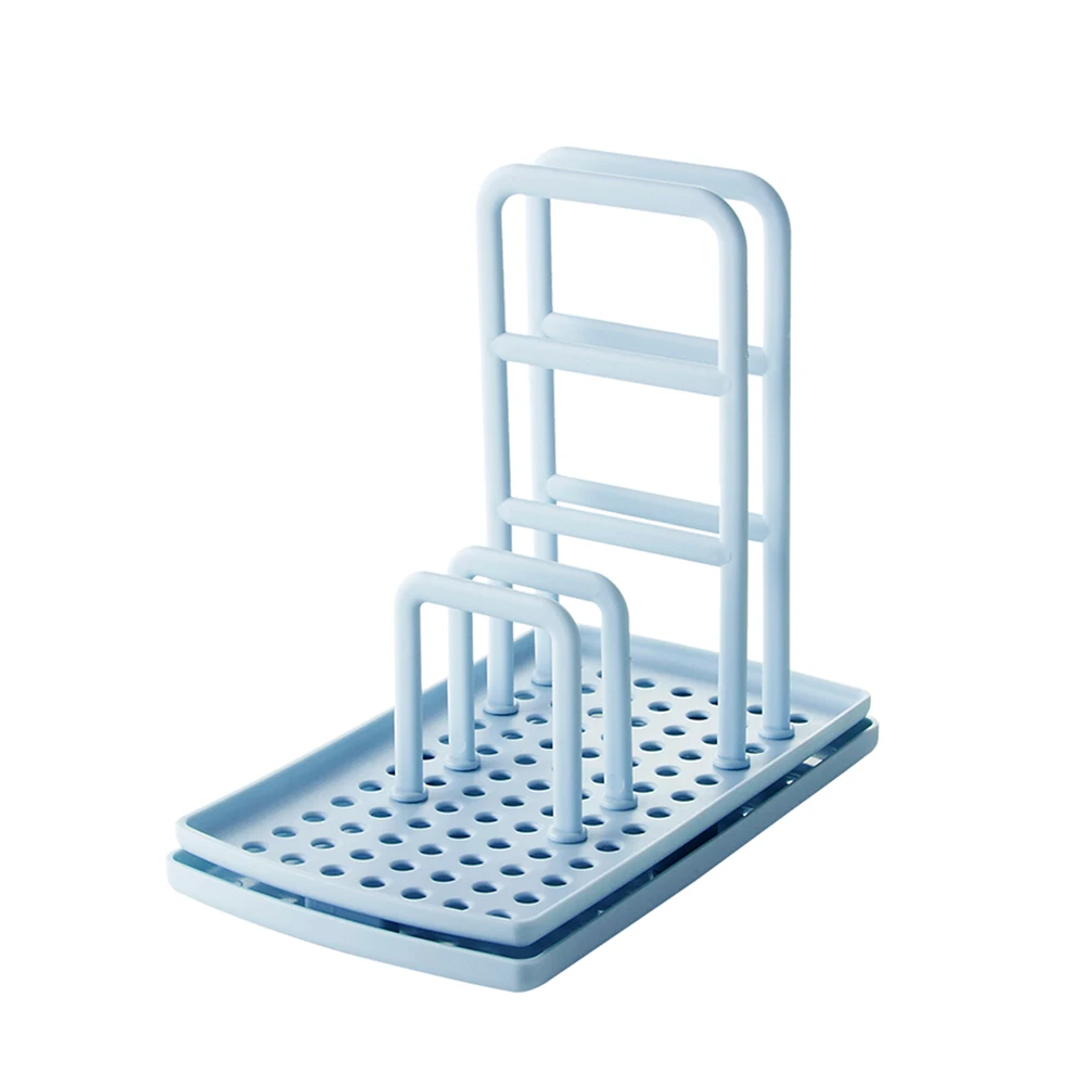 Dishcloth Holder Sponge Suction Rack Kitchen Drain St Plastic Drainer Lightweight Easy Clean Space Saving ganized