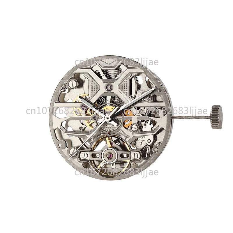 

Domestic Hangzhou watch mechanical movement 1A05A three-pin hollow engraving front exposed pendulum automatic mechanical