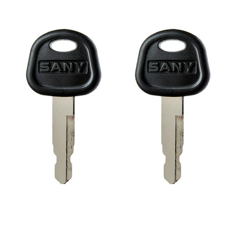 2 Pcs Ignition Key For Sany Excavator Bulldozer Loader 60022654 Heavy Equipment