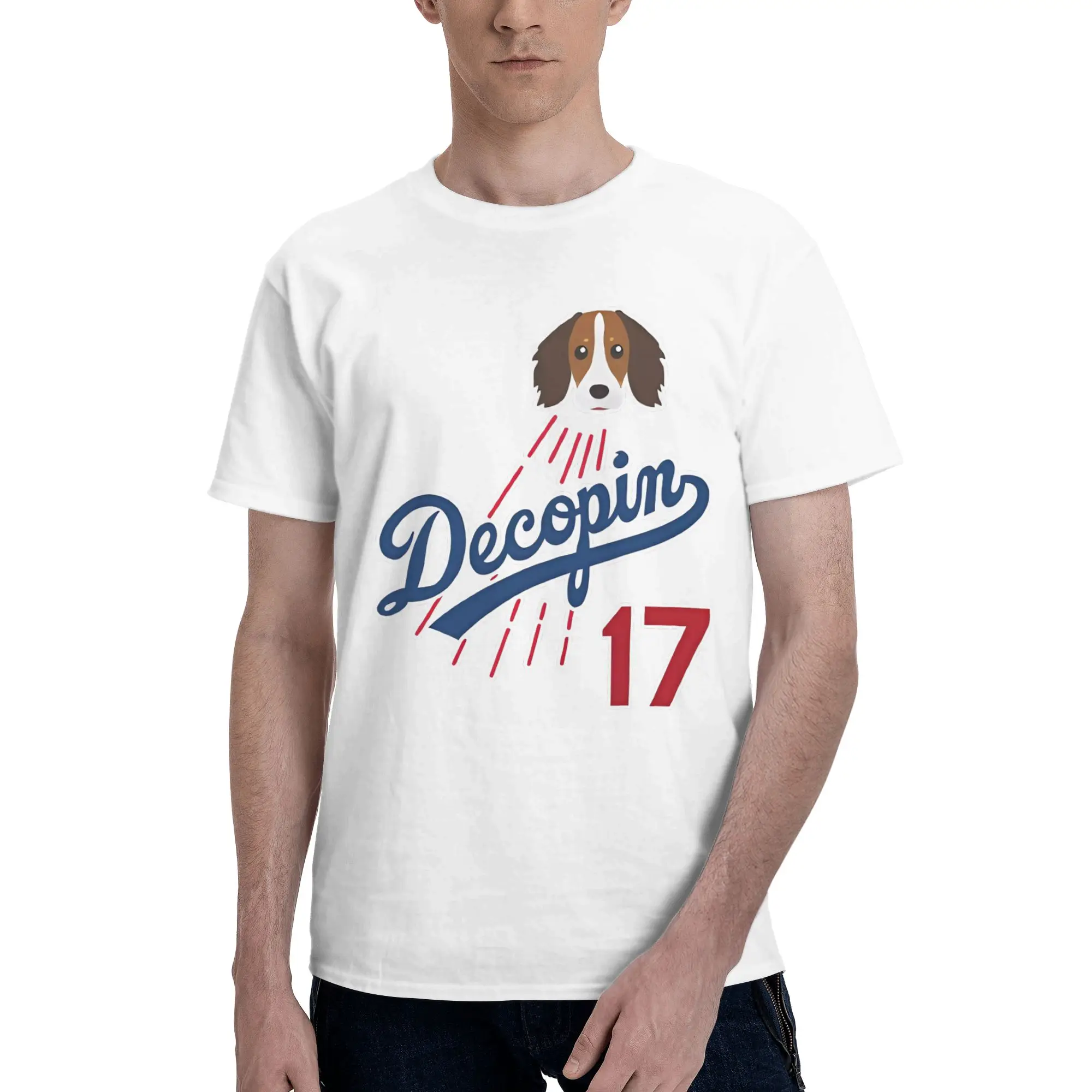 Shohei Ohtani's dog Decopin Sweat-Absorbing Reversible T-shirt Niche Sweet Cool T-shirt