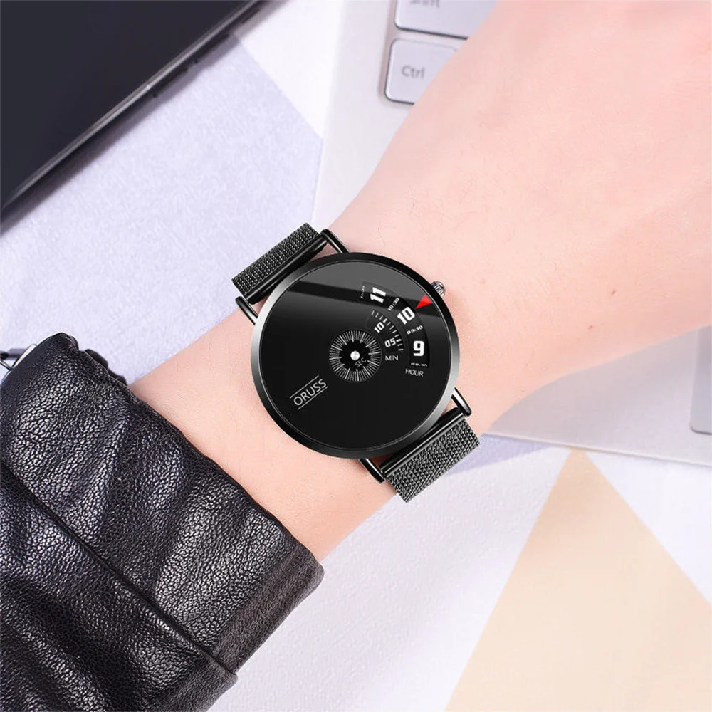 New black technology men\'s student watch high-grade handsome trend all fashion durable casual gentleman personality men\'s watch