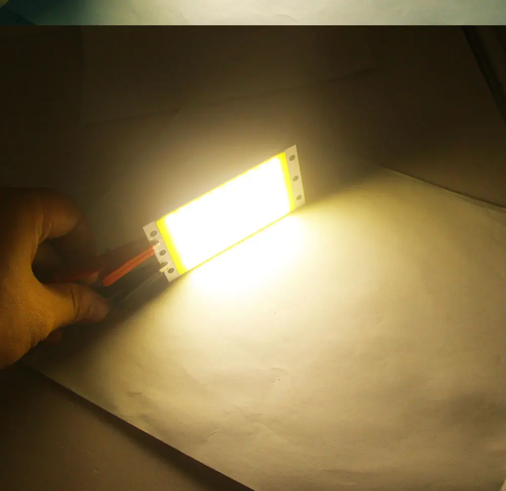 Dimmbare DC 12V COB LED Panel Licht 94x50MM 15W Ultra Helle Warme Natürliche Kaltweiß Blau Streifen Lampe mit RF Fernbedienung – Detail 12