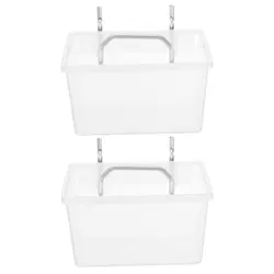 2 Sets Pegboard Bakken Met Haken Zware Peg Board Bakken Nutsbakken Gereedschapsbakken Dozen Voor Thuisgarage