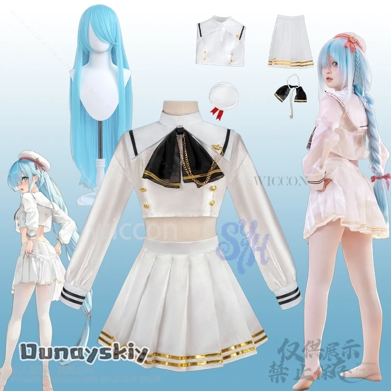 

Janus Cosplay Azur Lane Game Anime Costume Kawaii Japanese JK School Uniform Sailor Dress Jirai Kei Girls Lolita Sexy Disguise