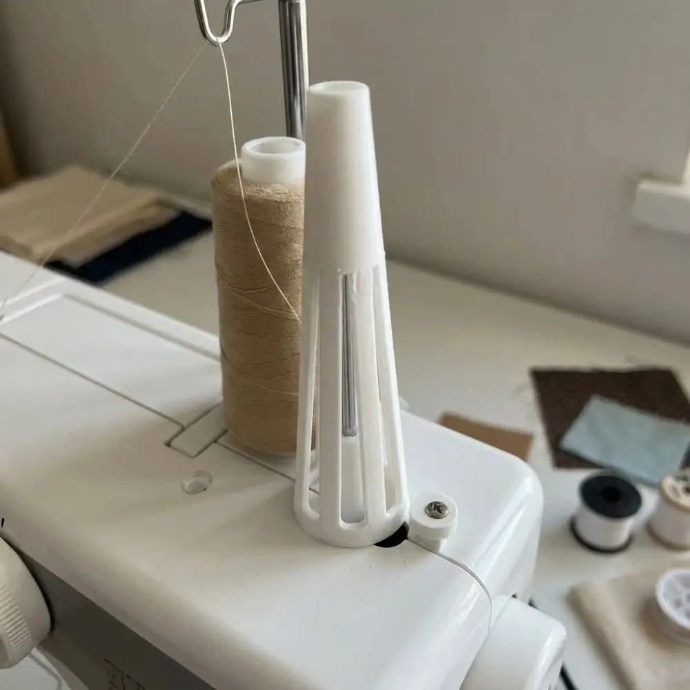 3D Printed Cone Thread Spool Holder Anti-Slip Hollow Cone Thread Spool Stabilizer Stand Anti-Wobble Anti-Tangle