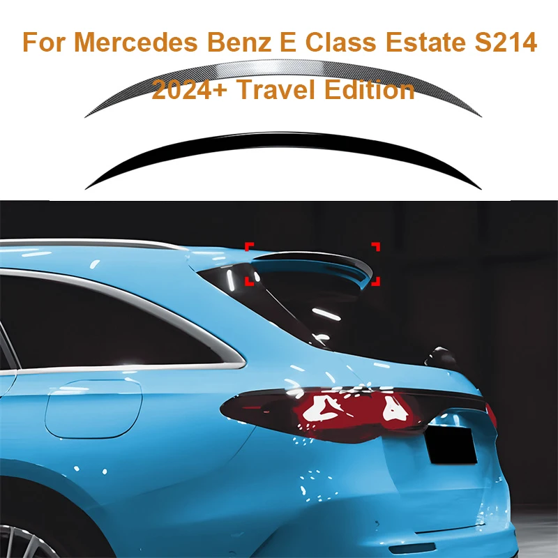 

Rear Trunk roof Spoiler Wings Wing Lip For Mercedes Benz E Class Estate S214 2024+ Travel Edition Tailgate DUCK Tail DUCKBILL