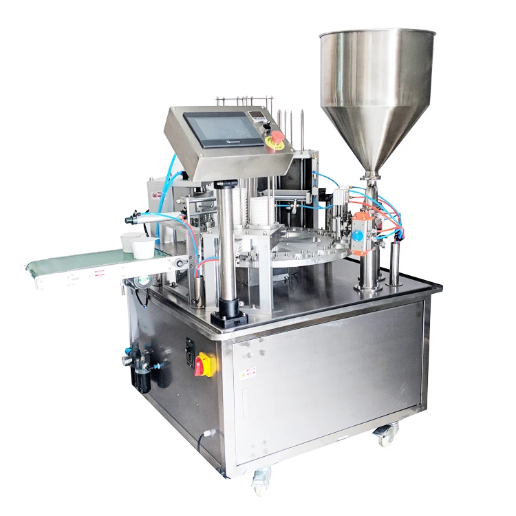 JYD  Factory Price Yogurt Cup Filling Sealing Machine Liquid Powder Granule Automatic Filling Sealing Machine