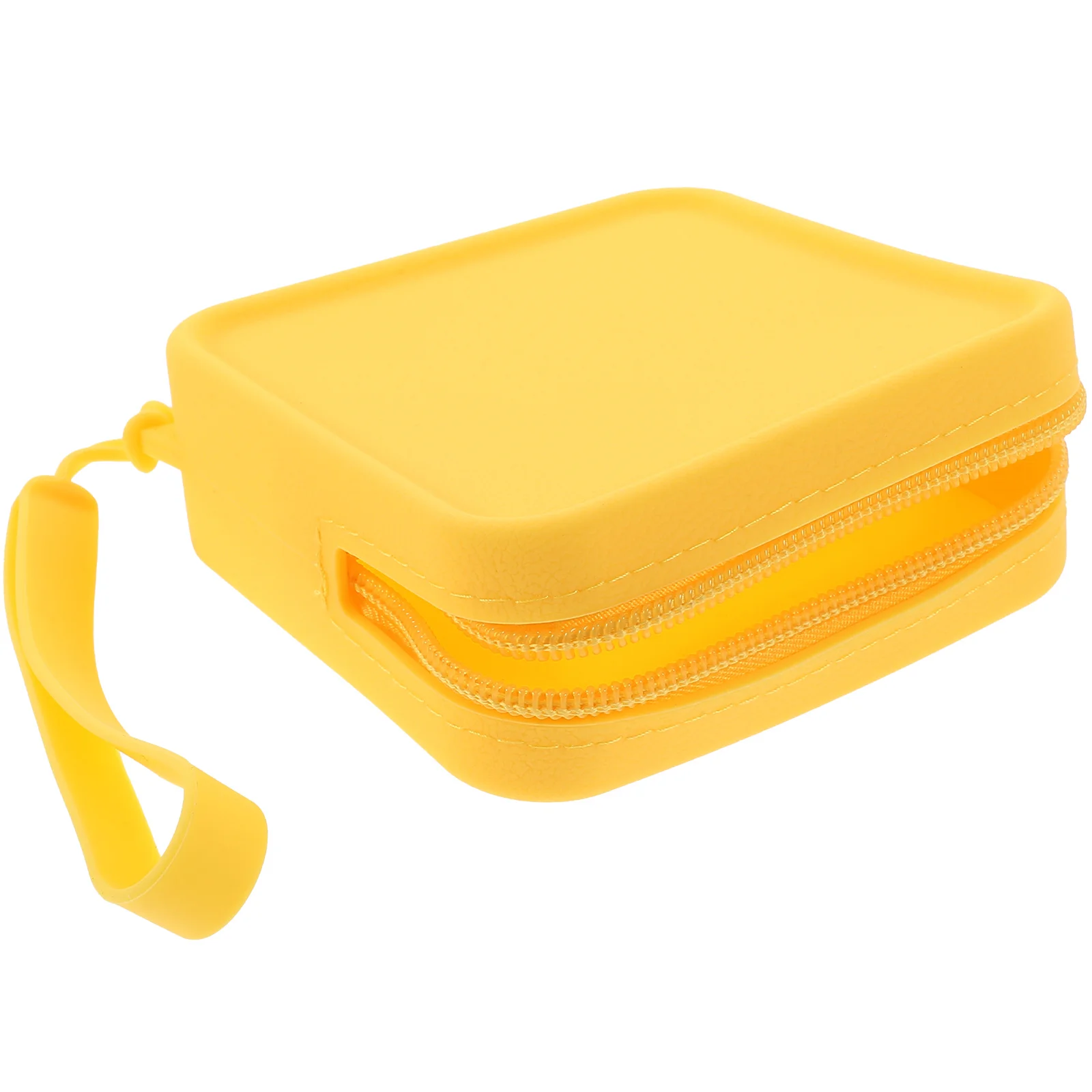 

Silicone Dog Treat Pouch White Color Small Size Portable Pet Walking Bag Zipper Design Durable Material Training Travel