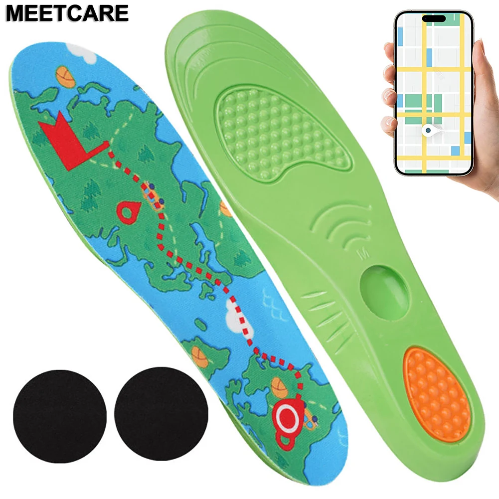 

Anti-Lost Tracker Shoe Insoles for Airtag GPS Hidden Holder for Kids Seniors Sport Daily Walking Travel Safely Case Insole Pad