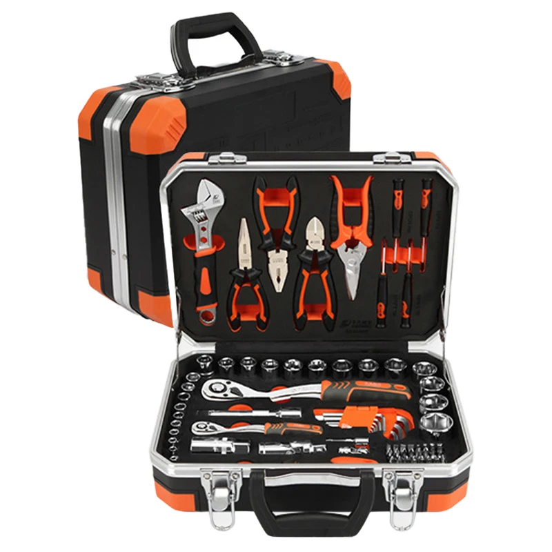 

Automotive Repair Tool Set Ratchet Socket Wrench Specialized Auto Maintenance Tool Combination Kit with Toolbox