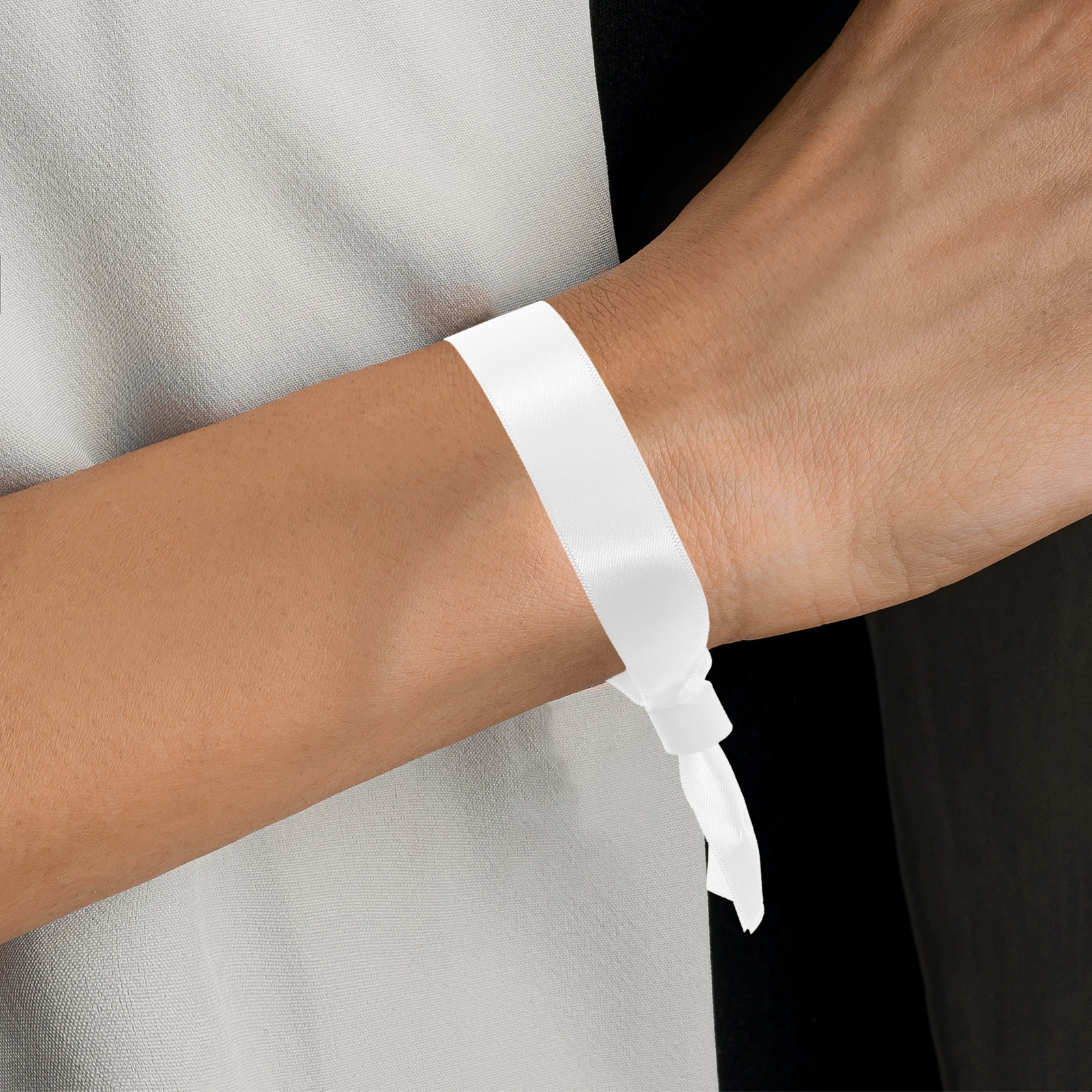 

20 Pcs Activity Wristband Cloth Bracelet Bracelets to Weave Admission Wristbands Blank Colored for Events Polyester