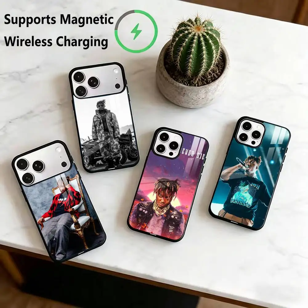 

Rapper J-Juice WRLD 999 Phone Case For iPhone17,16,15,14,13,12,11 Plus,Pro Supports Magnetic Wireless Charging