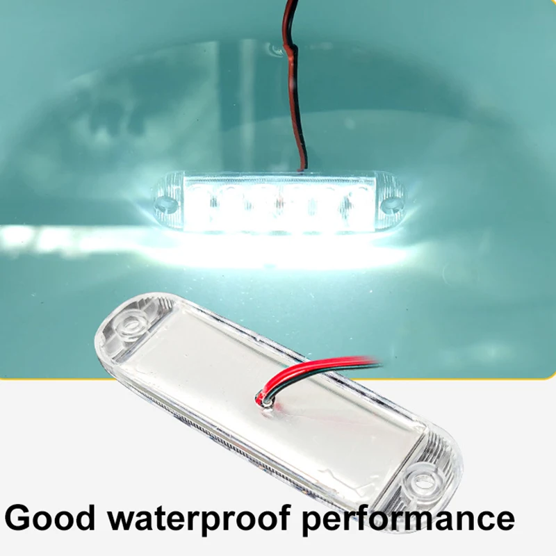 2 قطعة 12LED سطوع عالية أضواء التخليص LED وامض تحذير ضوء 12 فولت-80 فولت RVs مقطورة سيارة شاحنة مصباح إشارة ضوء المؤشر #4