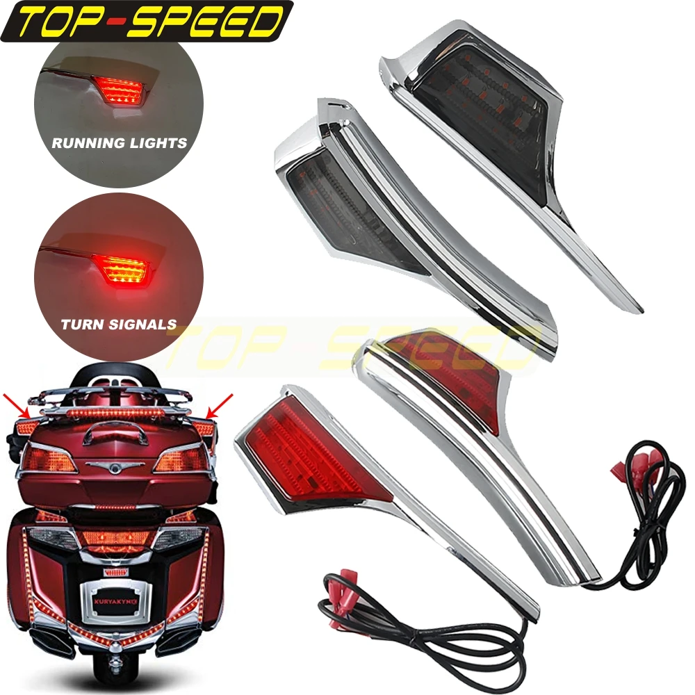 Motorcycle LED Rear Light Decoration Turn Signal For 2006-17 Honda Goldwing GL1800HP GL 1800 Airbag Tail Running Indicators Lamp