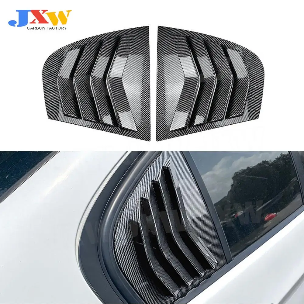 

ABS Carbon Look Rear Window Louvers Shutters Decoration Trim for BMW 3 Series E90 320i 330i M3 05-11 Body kits Cars Accessories