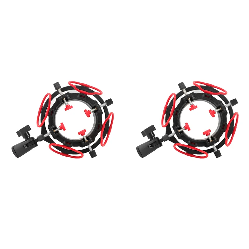ABVO-2X Universal Microphone Shock Mount Adjustable Microphone Stand For All Microphones Size At 18Mm-57Mm
