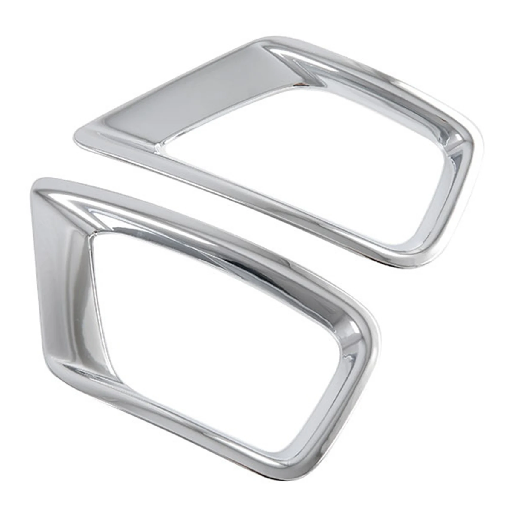 Rear Fog Lamp Frame Rear Fog Lamp Cover Decorative Strip Fog Lamp Trim for Subaru Outback 2021 2022 Chrome, Silver