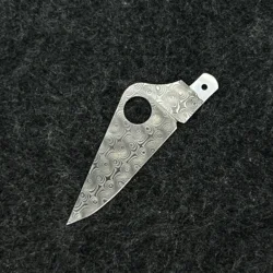 1 Pcs Handmade Damascus Powder Steel Wide Blade for 84mm Victorinox Swiss Army Knife SAK Accessories