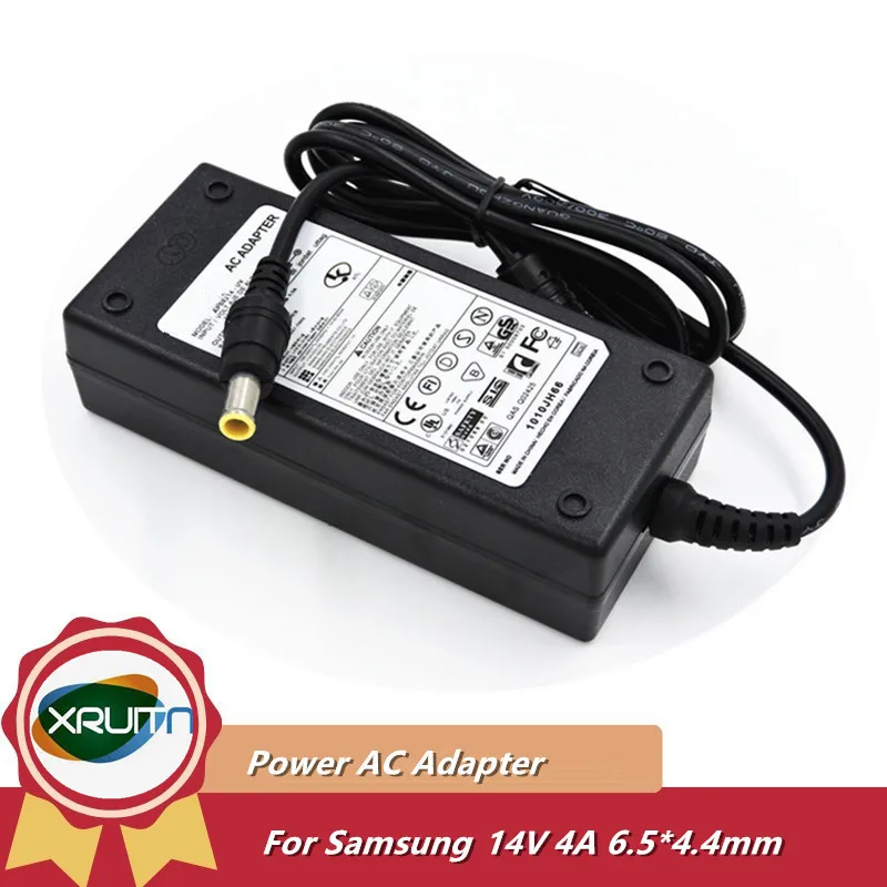 

14V 4A 56W New AC Adapter BN44-00461A AP06314-UV Charger For Samsung SyncMaster S27B370 S22A460B S23A950D TC220W Monitor DA-E65