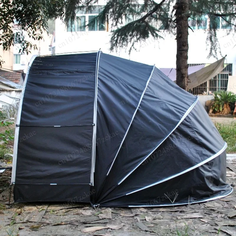 210D Silver Coated Outdoor Storage Shed Rainproof Dustproof For Vehicle & Goods