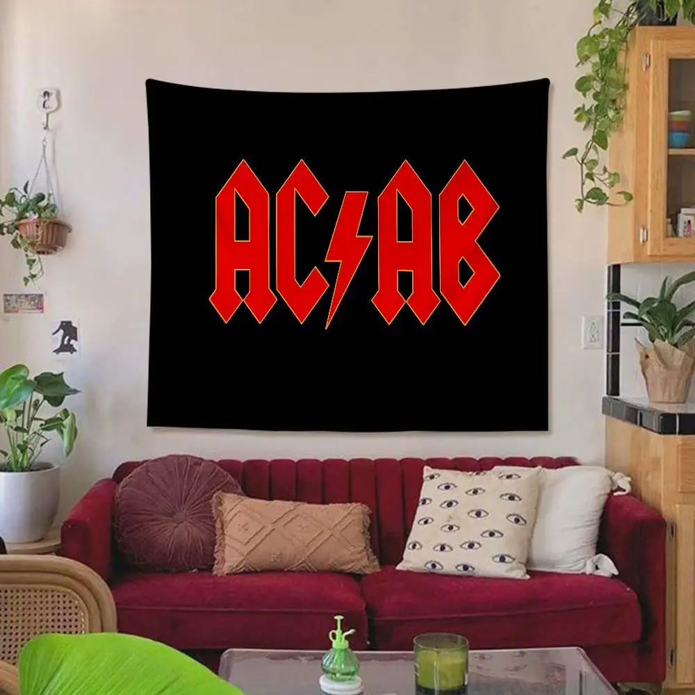 A-AcabS U-Ultras мультяшный гобелен, настенное украшение, домашний декор