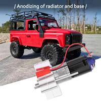 New Metal Transmission Gearbox 370 Motor with Drive Shaft Upgrade Accessories for WPL C14 C24 B24 B36 MN D90 MN99S RC Car,Silver