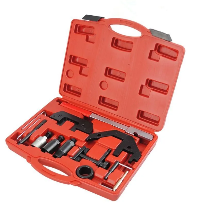 

13Pcs Engine Timing Tool Kit For Bmw M41 M51 M47 M57 TU T2 E34 to E93 For Land Rover Diesel Engines Professinal Master Kit