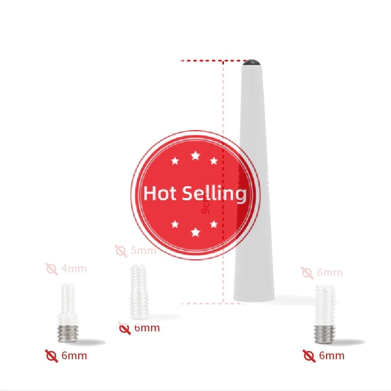 

1 комплект автомобильной антенны, мини-короткие автомобильные аксессуары, прочное радио, крепление на крышу FM AM DAB, черная, длина 9 см, авто, универсальная с винтами