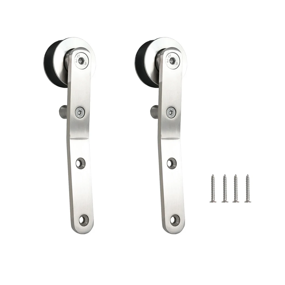 DIYHD Stainless Steel Sliding Library Ladder Roller X 2