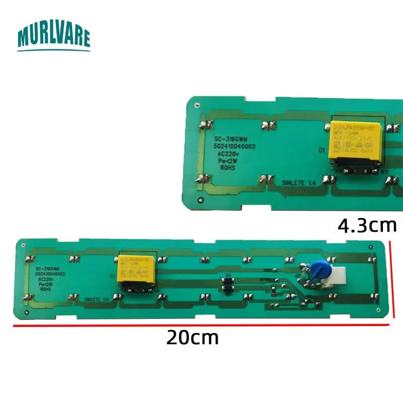 SC-316GWM 502410040002 AC 220V Refrigerator Lighting LED Light Board For Midea Display Cabinet SC-216/276/316GWMQ SC-400GWM