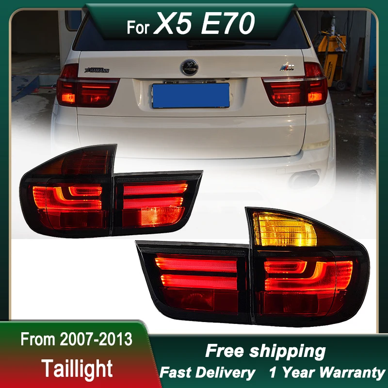 

Car LED Tail Lights For BMW X5 E70 2007-2013 new style FULL LED Brake Reverse Dynamic Signal Light Light Tail Lamp Assembly