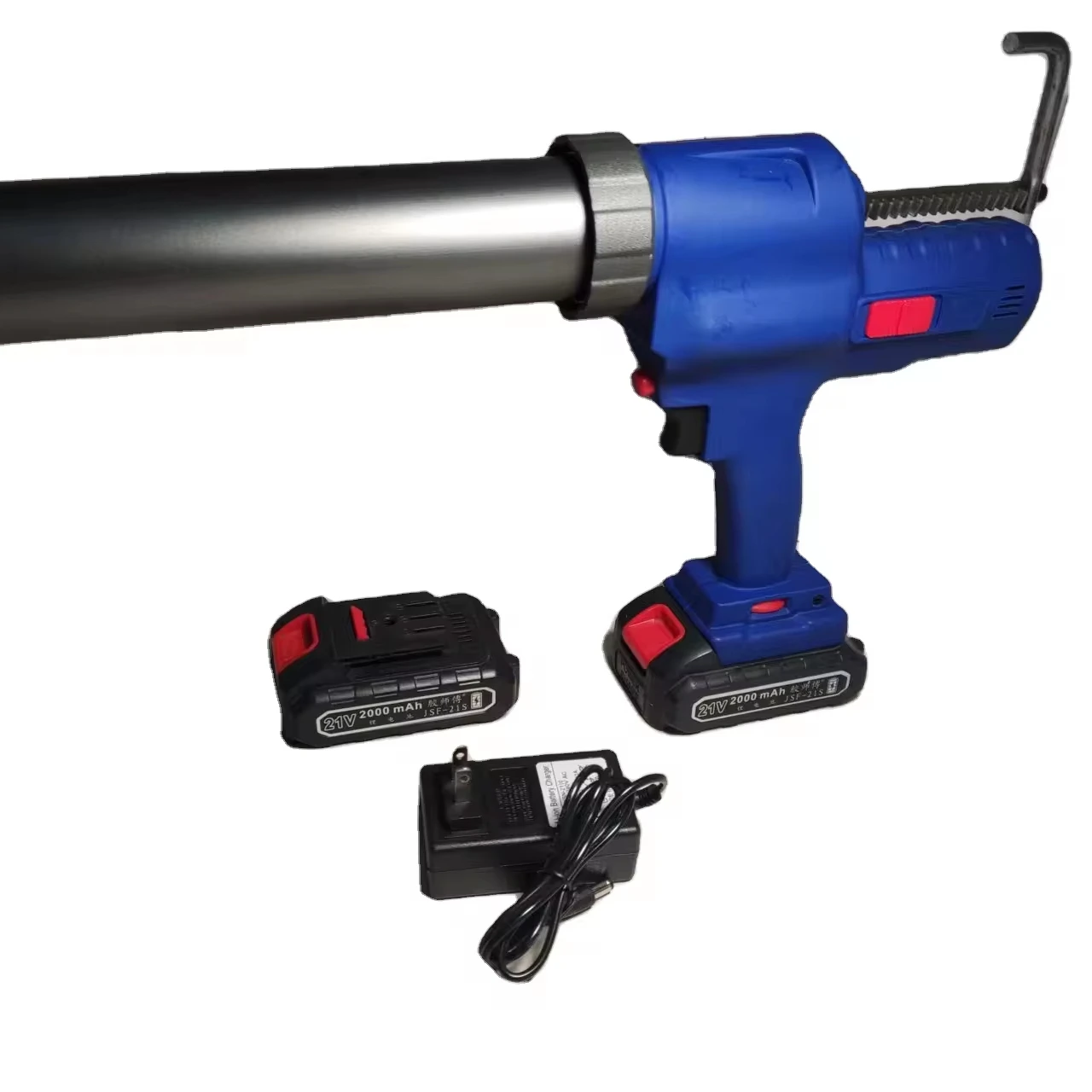 Profesjonalny, wysokiej jakości akumulatorowy pistolet do silikonu, klasy przemysłowej, doskonała wydajność, do prac budowlanych.