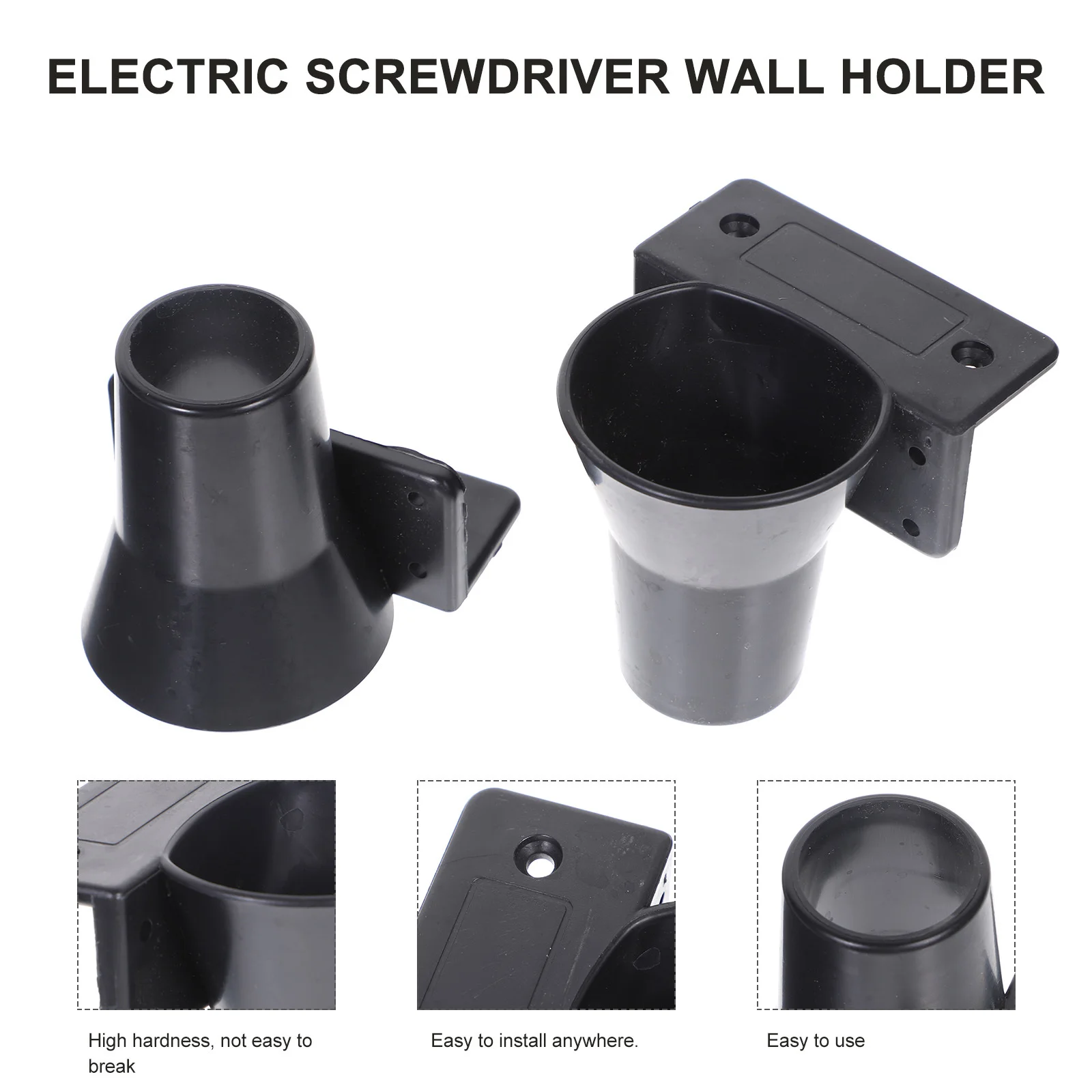 

2 шт., держатель для электрической отвертки, настенный органайзер для хранения аксессуаров, держатель для электрической отвертки, стойка для отверток