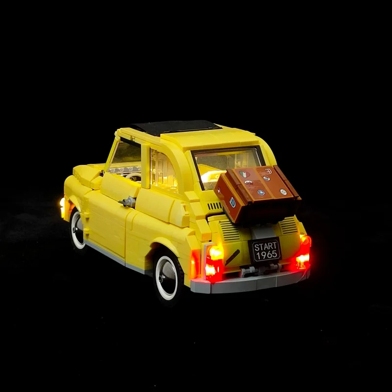 LED Remote Control Light Kit For Retro Mini Car 10271 Creative Decor Lighting Set Building Blocks Not Included