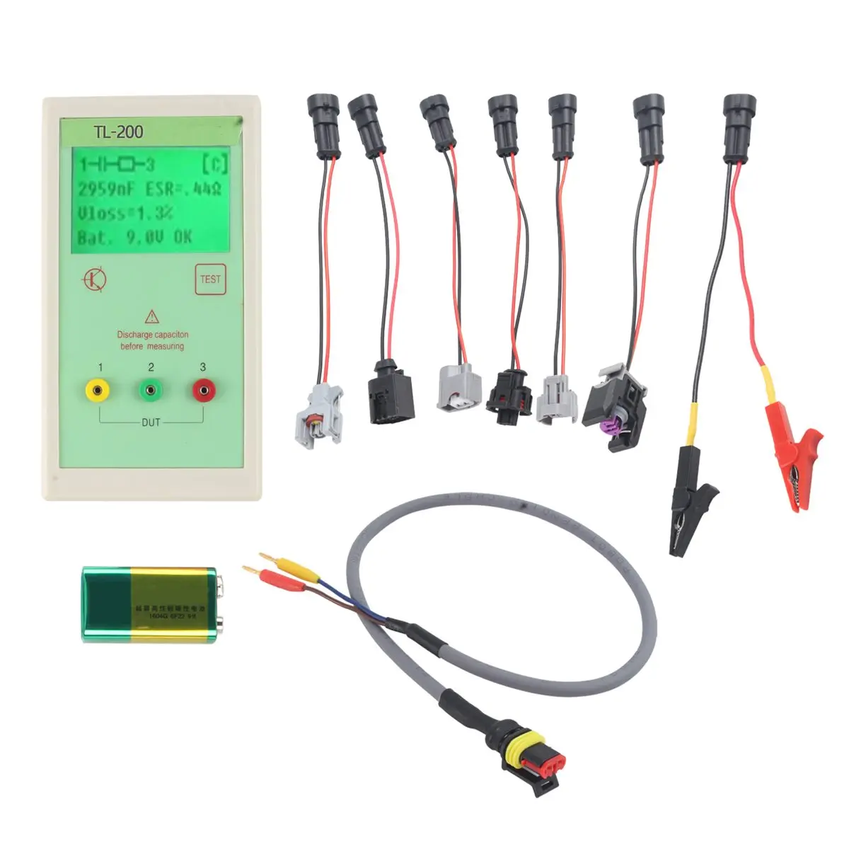 L63A TL-200 CRIN Common Rail Injector Piezo TR Resistance Capacitance Inductance Tester