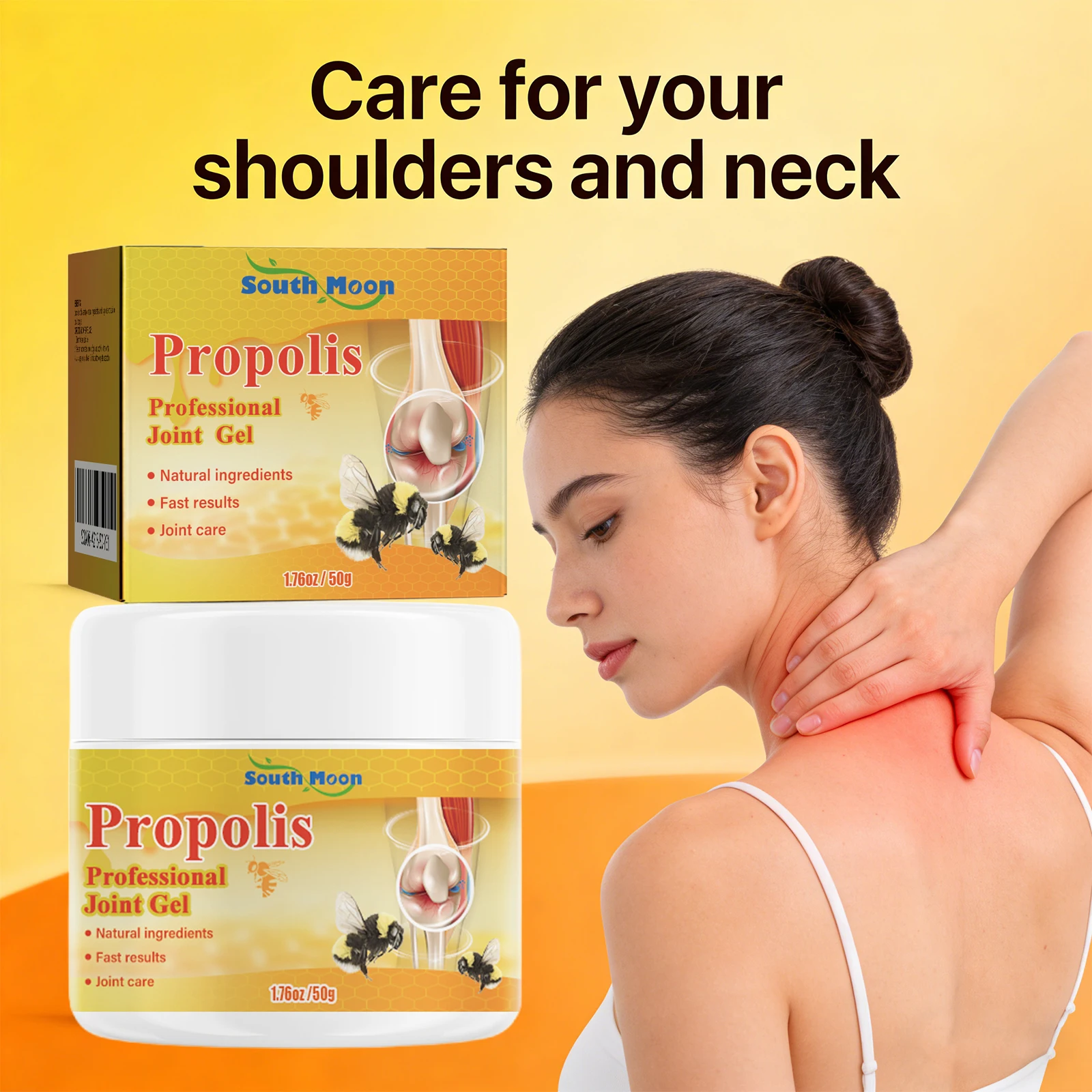 Propolis Joint Gel for Lumbar Shoulder Neck Joint Relieve Muscle Soreness Increase Joint Flexibility Reduce Swelling Body Care