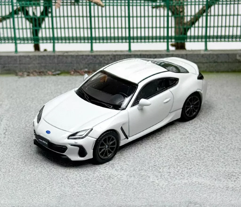 ARBox 1:64 JDM White BRZ Coupe Racing Sports Model Diecast Collect Car Diecast Model Car Collection Limited Edition Hobby Toys