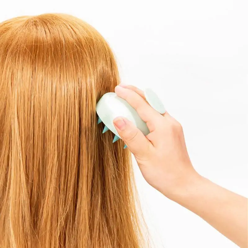 

Силиконовая щетка для шампуня, массажная Расческа для головы и кожи головы, тщательно Очищающая Массажная щетка для тела, щетка для ванны, инструмент для парикмахерской