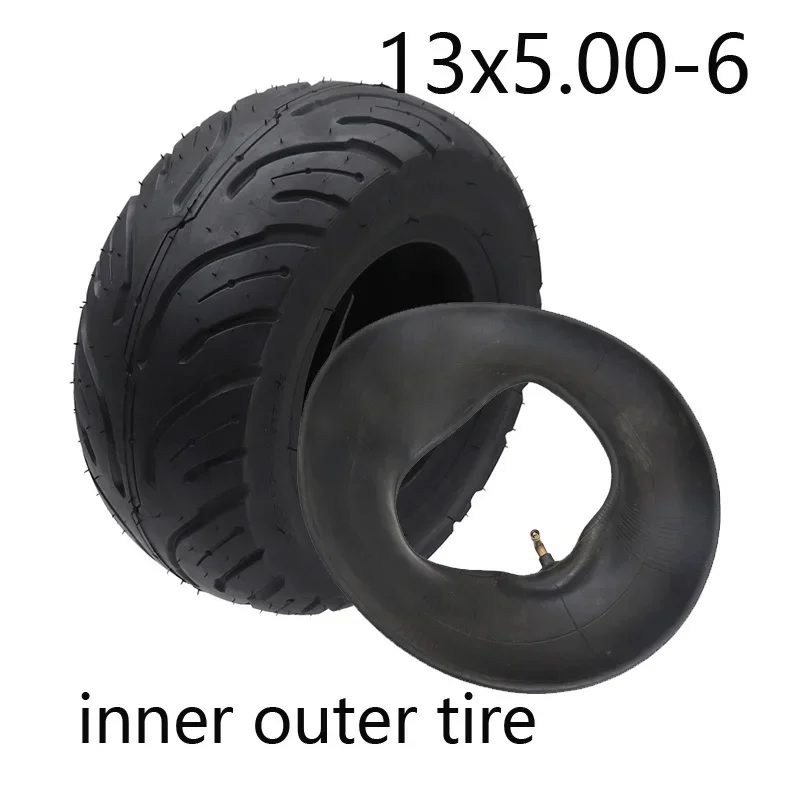 High Performance 13x5.00-6 Inch Rubber Tires ，for Folding Bikes Scooters ATV Four Wheeled Off-Road Vehicles