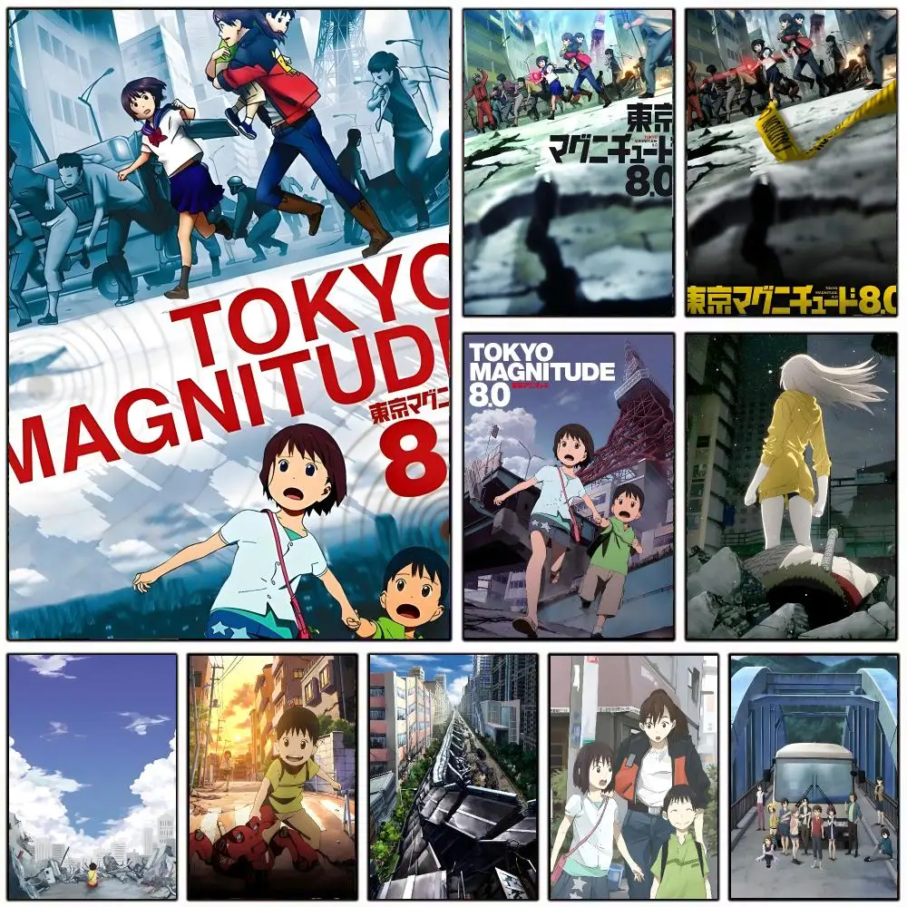 emotional anime T-Tokyo Magnitude 8.0 Poster Modern Home Decoration Interior Design & Contemporary Wall Art Collection