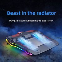 Game Laptop Radiator Bracket Base Air Cooled Silent Fan Cooling Plate  Bracket Laptop Stand Fan Cooler Cooler Laptop