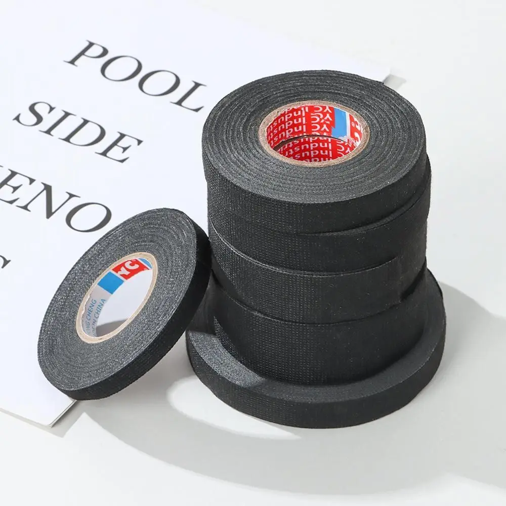 New Wire Harness Tape Cloth Fabric Adhesive Heat-resistant Loom Wrapping Tape for Automotive Electrical Insulation Cable Fixed