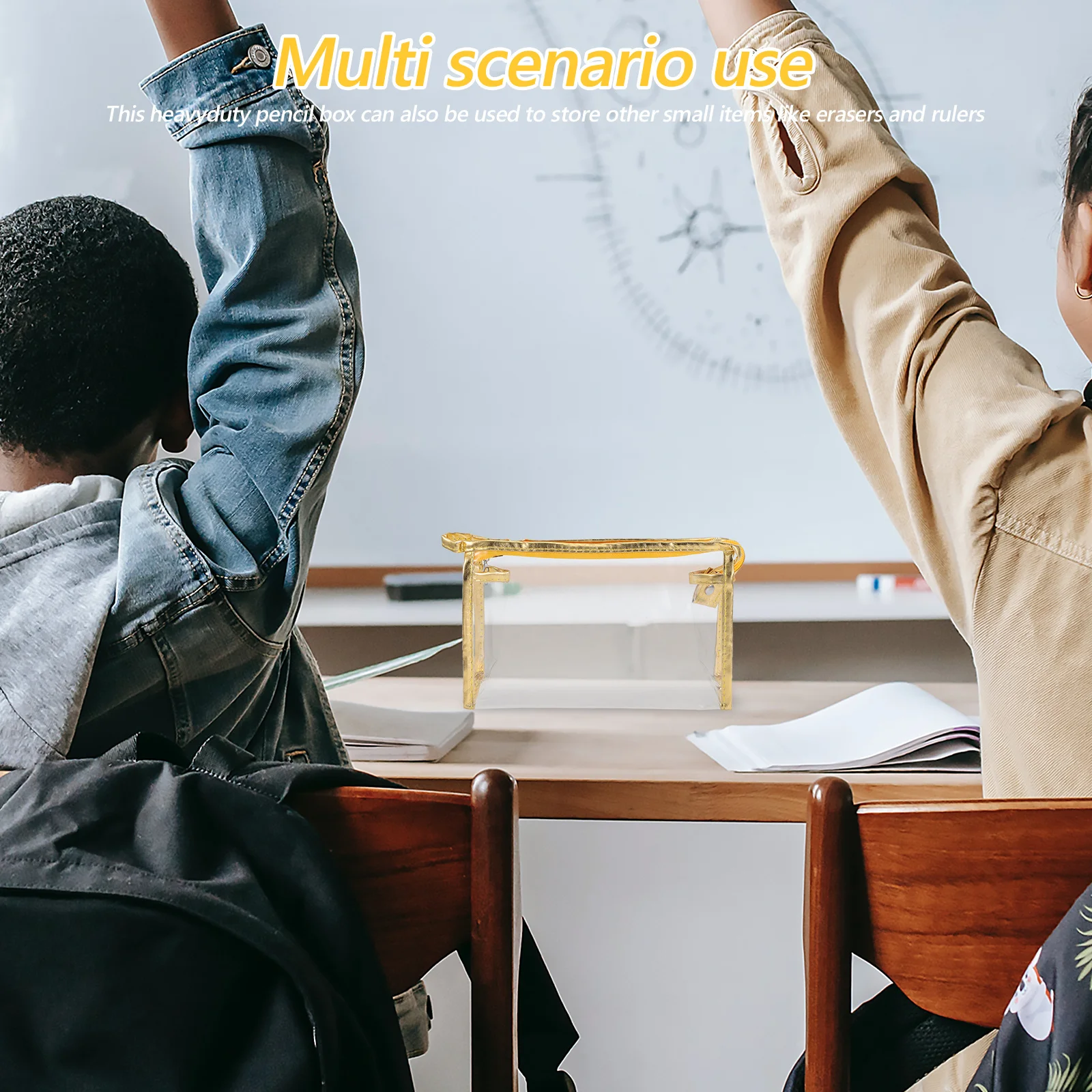 Прозрачный пенал, прозрачный тонкий чехол на молнии, держатель для ручек большой емкости, органайзер для школьной работы, детей и девочек