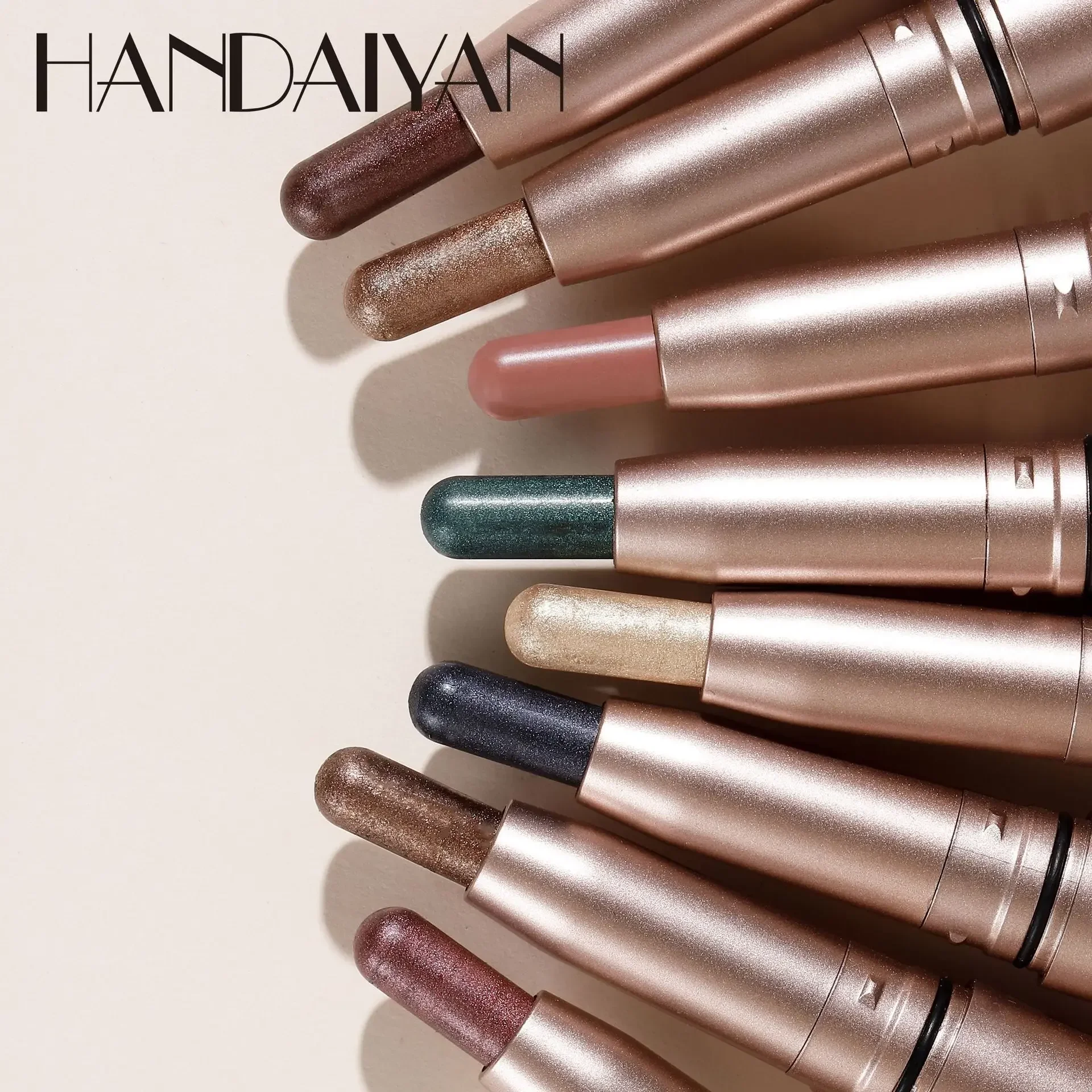 新しい 12 色のアイシャドウスティックセットシマーグリッターテクスチャプロフェッショナル防水多機能アイシャドウ人気の化粧品