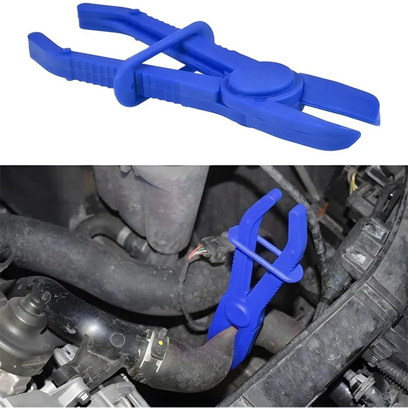 DTA5 Hose Clamp Set 3PCS Plastic Hands-Free Brake Hose Water Hose Clamp Tool, Automotive Repair Hose Pinch Pliers Kit