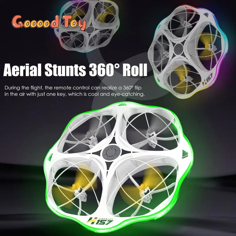 2.4G unikanie przeszkód UFO pilot zdalnego sterowania Quadcopter LED Slide gest zegarek helikopter kaskaderski dron RC