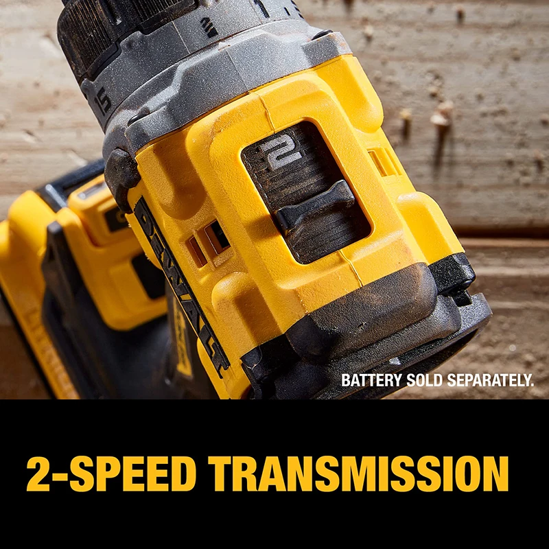 Imagem -04 - Dewalt-brushless Cordless Electric Drill Broca de Mão Compacta Somente Ferramentas Versão de Atualização Dcd791 Dcd800 Pol 20v